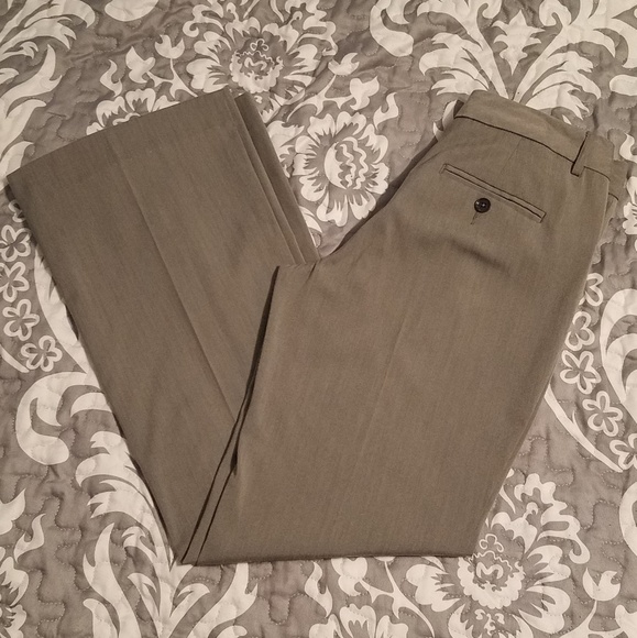 Light Gray Express Editor Pants - Picture 1 of 4